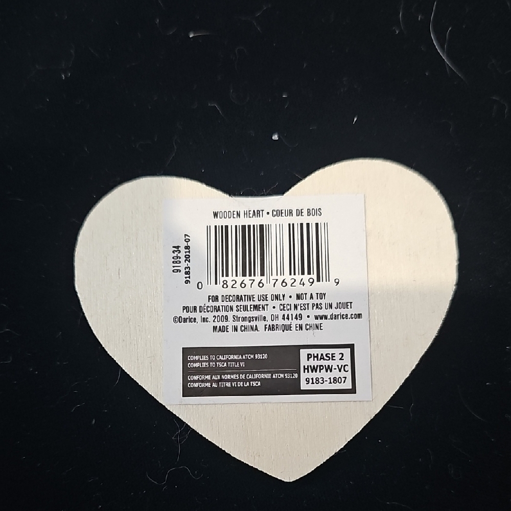 Wooden Heart Decor